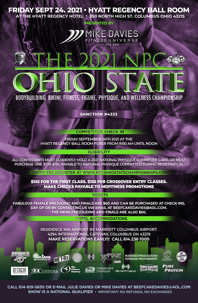 2021 NPC Ohio State Championships Athlete Registration