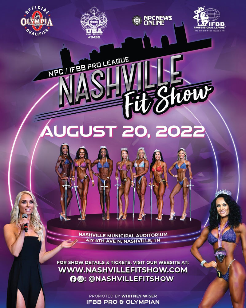 2022 NPC Nashville Fit Show Tickets