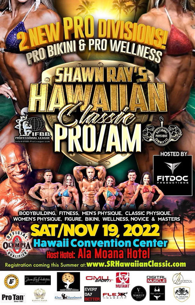 2022 NPC Shawn Ray Hawaiian Classic Tickets