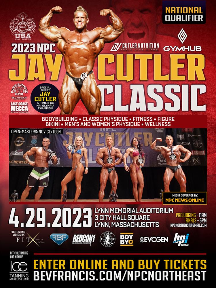2023 NPC Jay Cutler Classic National Qualifier Athlete Registration