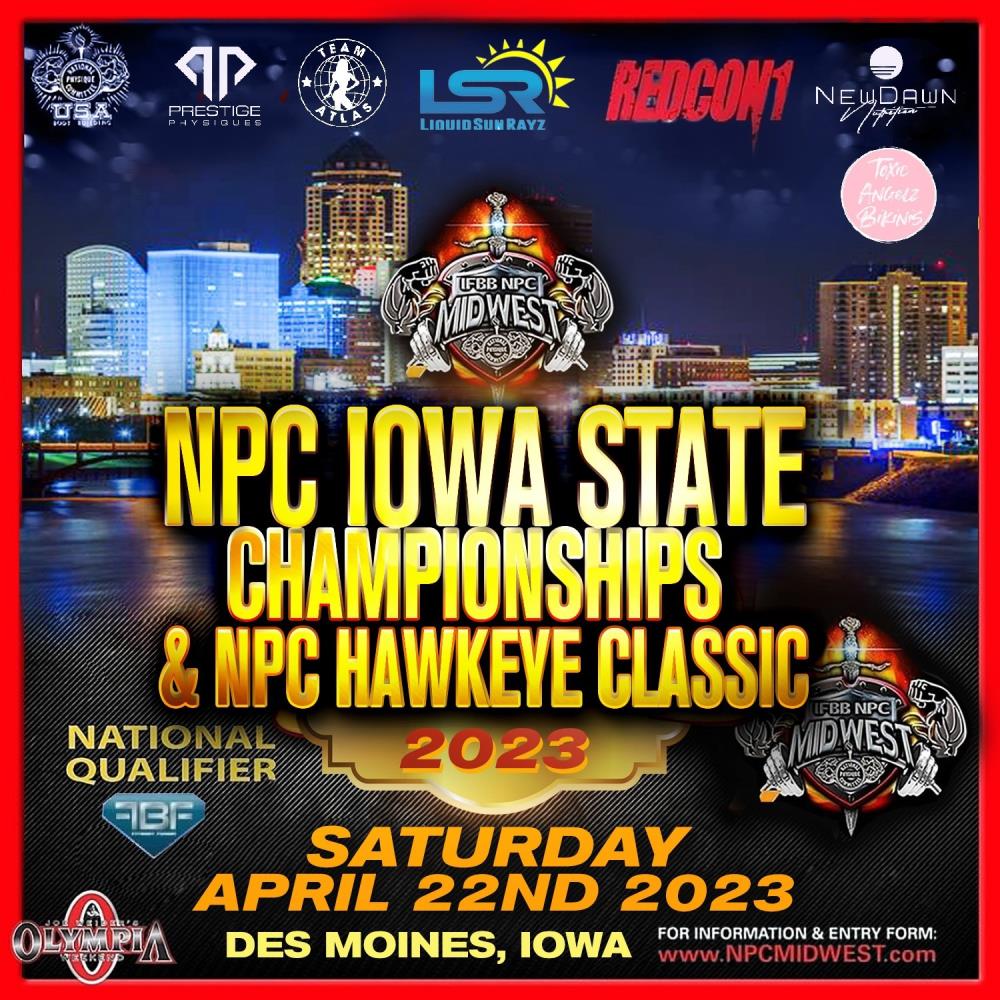 2023 NPC Iowa State Championships National Qualifier Athlete Registration