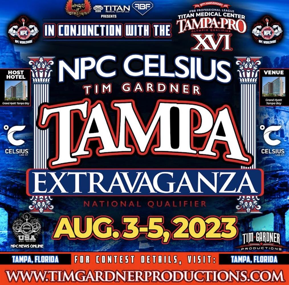 2023 IFBB Professional League Tampa Pro & NPC Celsius Tampa