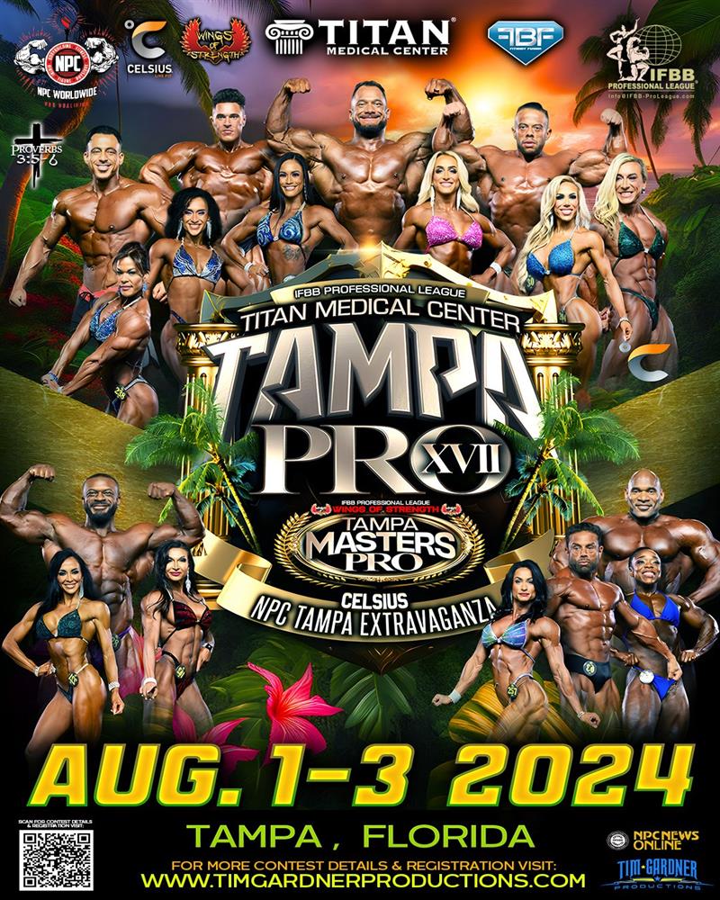 2024 IFBB Professional League Tampa Pro & NPC Tim Gardner Tampa