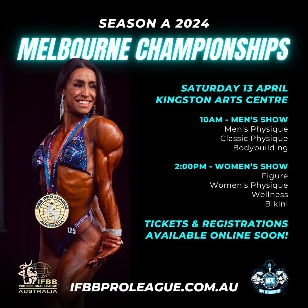 2024 IFBB Professional League Melbourne Championships Athlete